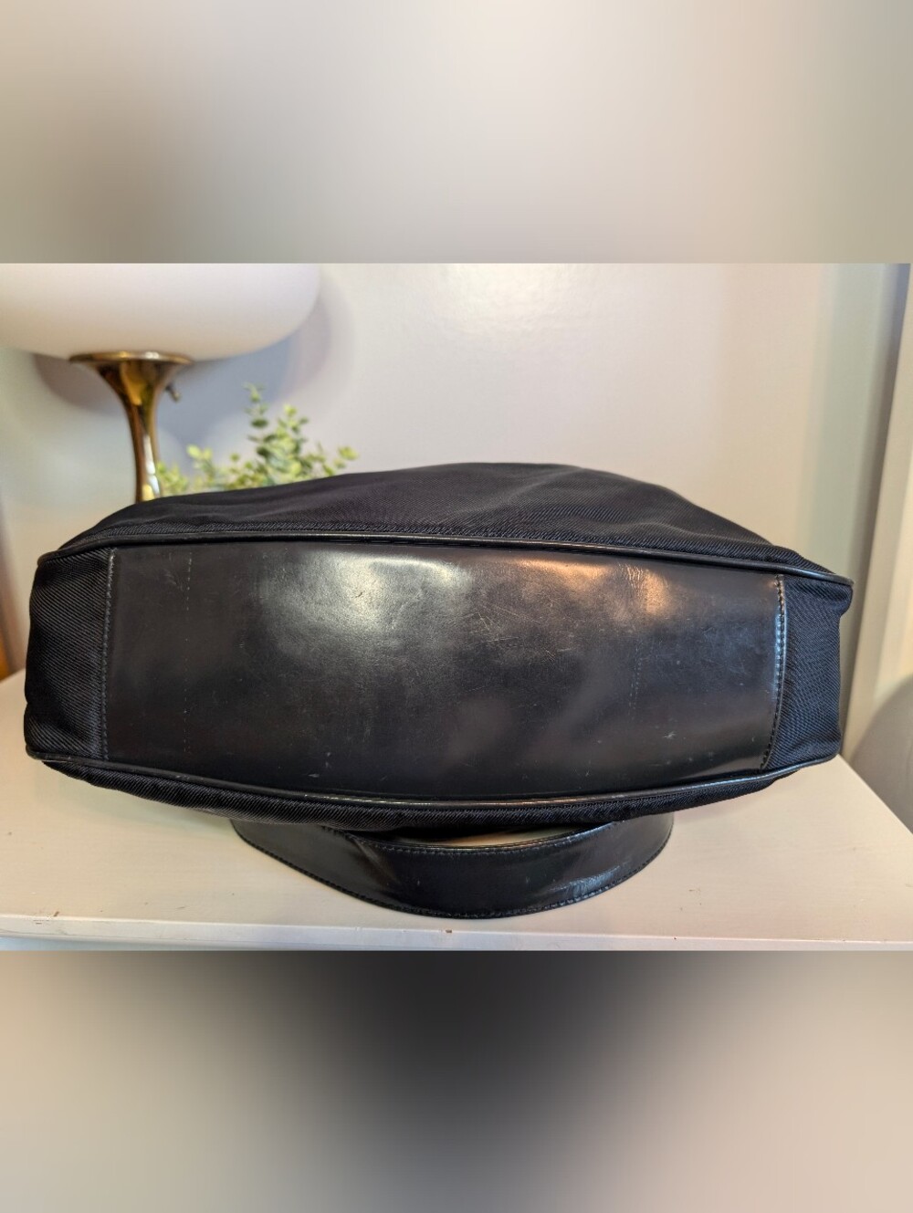 Gucci Vintage Bamboo Navy Hobo Shoulder Bag - EUC! - Picture 4 of 16